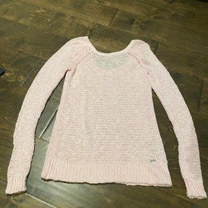 Women's Gilly Hicks Light Pink Scoop Back Sweater